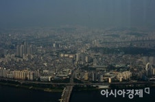 [포토]미세먼지 농도 나쁨