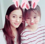 남보라, 띠동갑 동생이랑 깜찍하게 '찰칵'...'유전자 우월하네'