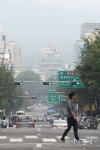 [포토]미세먼지 농도 나쁨