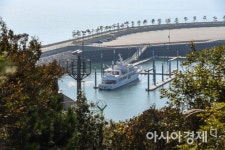 [포토]왕산마리나에 정박한 여객선