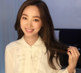 당구여신 차유람, 청순미 돋보이는 촬영장 셀카