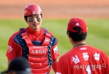 [포토] 김민식, 편하게 던져