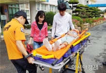 장흥 관산초, 지진대피훈련 열기 ‘후끈’