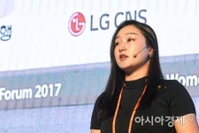 [포토] 강연하는 김가영 대표