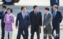 [포토] 문재인 대통령 순방 환송 마친 임종석 비서실장