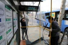 서대문구 버스정류장 바람막이 철거