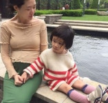 하시시박, 아들 시하와 데이트 사진 공개…화목한 가족