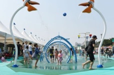 중랑천 장안교 둔치 위치 ‘중랑천 물놀이장’ 개장