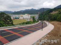 영광 법성 숲쟁이 꽃동산 주변 도로개설공사 완료