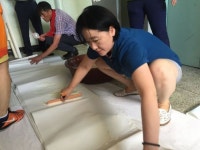 [포토]광산구희망우산봉사단, 어룡동 조손가정 새 단장