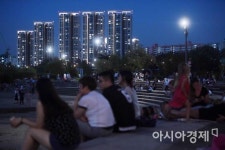 [포토]열대야엔 한강으로