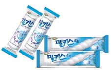 시원한 우유 탄산음료 밀키스, 아이스크림으로 변신