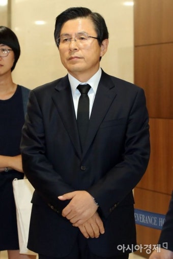 [포토] 故 노회찬 정의당 원내대표 빈소 찾은 황교안 전 국무총리