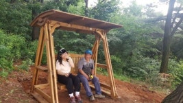폭염 속 마포 매봉산 힐링숲 인기
