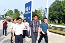 [포토]오승록 노원구청장, 화랑대역 테마공원 현장 방문