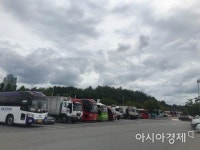 광주 롯데마트 월드컵점 주차장, 버스·화물차고지로 전락