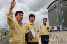 강인규 나주시장, 태풍 ‘솔릭’ 대비 현장방문 점검