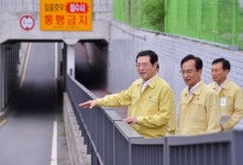 이용섭 시장, 태풍 피해예방 현장점검