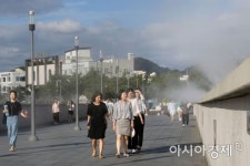 광주 동구, 아시아문화전당 구름다리에 쿨링포그 설치