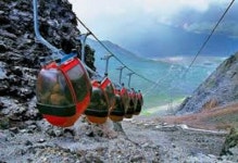 北 백두산에 설치된 케이블카, 천지삭도를 아시나요?