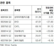 中에너지차 개발…상하이차그룹·BYD 주목