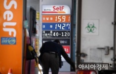 [포토] 유류세 인하로 123원 내린 휘발유 가격