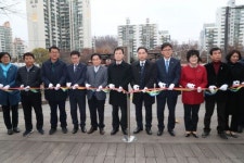 [포토]강북구, 우이천 신우연립 앞 벌리교 개통