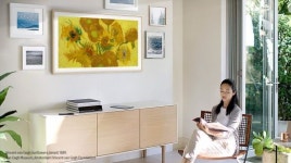삼성 TV 더 프레임, 고흐의 해바라기 등 예술작품을 거실로