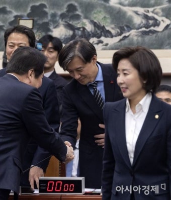 [포토] 국회 운영위 출석한 조국 민정수석