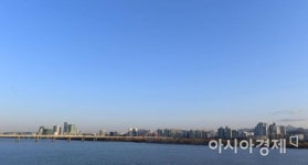 [포토]미세먼지 해결사 꽃샘추위