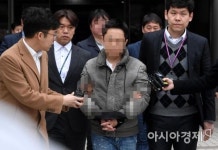 [포토] 영장심사 마치고 법원 나오는 아레나 강 모 씨