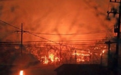 역대급 산불…강원 고성 산불, 전쟁터 방불케 하는 불바다