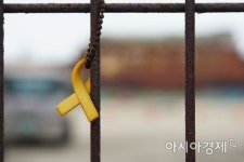 [포토] 세월호 5주기…녹슨 노란 리본 열쇠고리