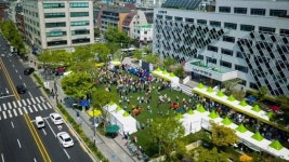 친환경 열린청사 강동구청 ‘스티비 어워즈’ 금상 수상