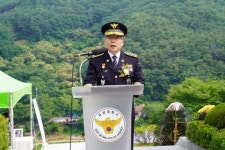 곡성경찰, 故 한정일 곡성서장 동상 제막식 개최