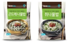 대상 청정원 집으로ON, 향긋하고 신선한 ‘나물밥 2종’ 선봬 