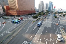 [포토]한산한 도심 도로 