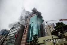 [포토]남대문 오피스텔 화재 발생