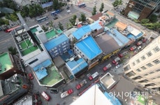 [포토]태평로2가 상가 건물서 불