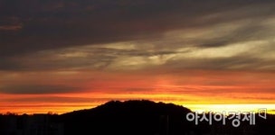 [포토] 태풍 전 환상의 노을