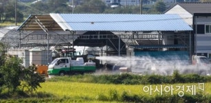 [포토]아프리카돼지열병 발생 농장 주변 방역