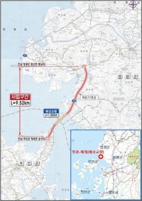 전남 무안-영광 잇는 국도 77호선 개통…