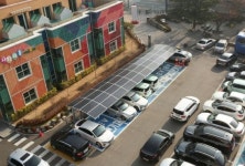 구로구청 전기차충전소에 태양광발전시설 설치