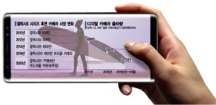 디지털 카메라 너머에 스마트폰이 있다