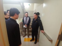 문기식 광주 광산소방서장, 롯데아울렛 수완점 소방점검