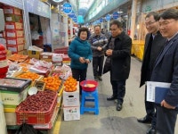 이호석 호남통계청장, 설 맞이 대인시장 방문