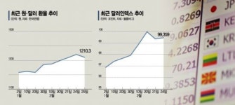 코로나 확산에 원화 가치 ‘뚝뚝’