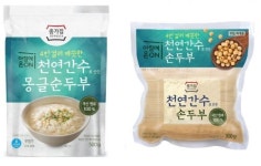 종가집 아침에온ON, 고소하고 깨끗한 천연간수 두부 2종 출시