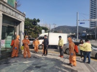 광양시, 코로나19 방역 자원봉사자 ‘구슬땀’