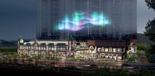 이벤트와 3D 홀로그램 도입… SNS ‘핫플레이스’로 거듭난다 북유럽 오로라 재현한 힐스 에비뉴 삼송역 스칸센